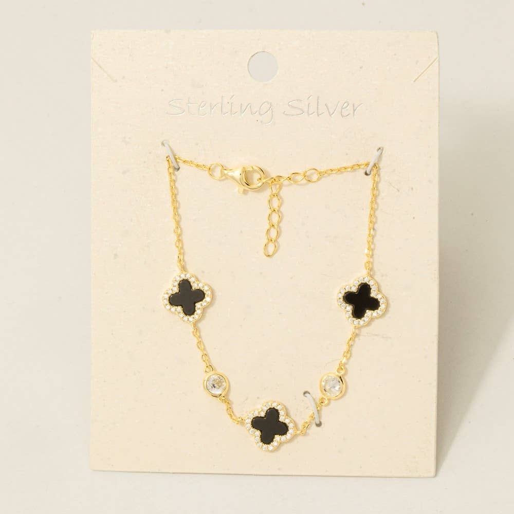 Cuatro Clover Chain Bracelet