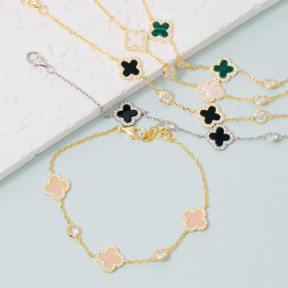 Cuatro Clover Chain Bracelet