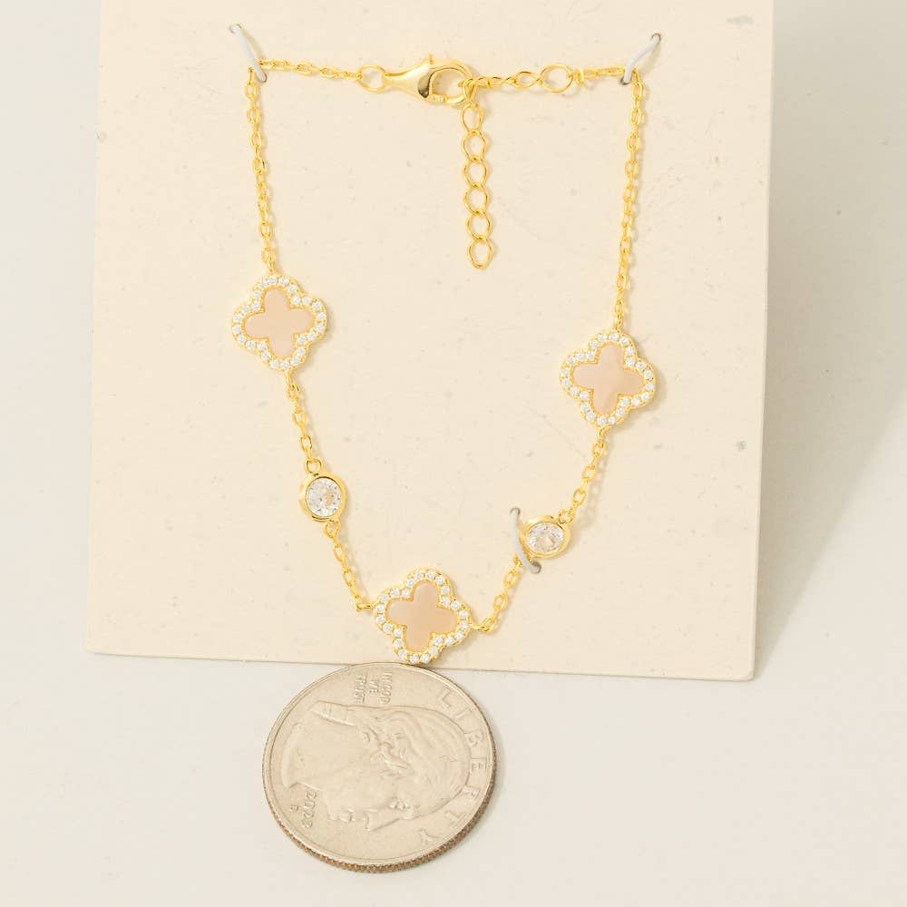 Cuatro Clover Chain Bracelet