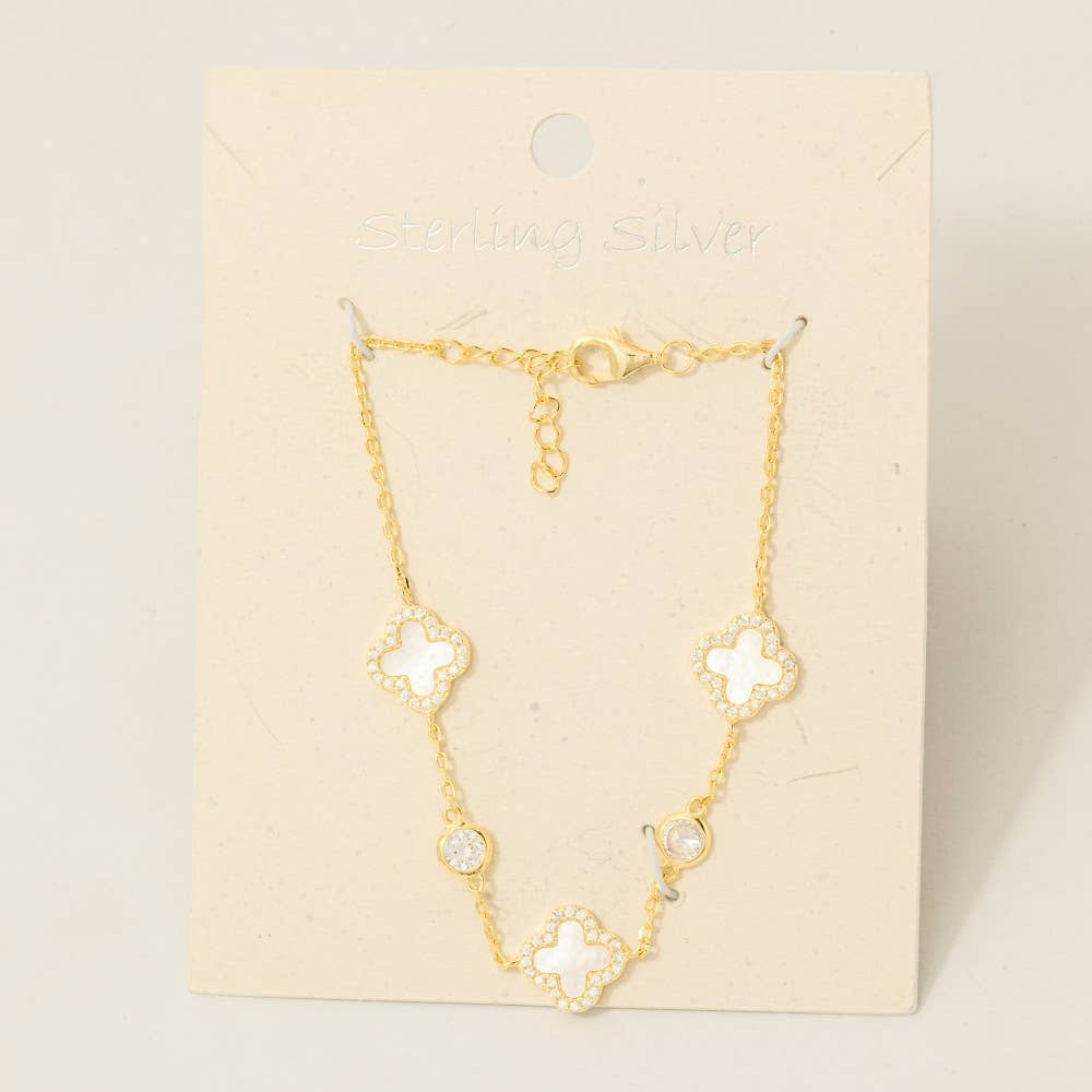Cuatro Clover Chain Bracelet