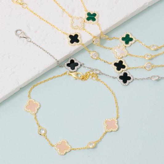 Cuatro Clover Chain Bracelet